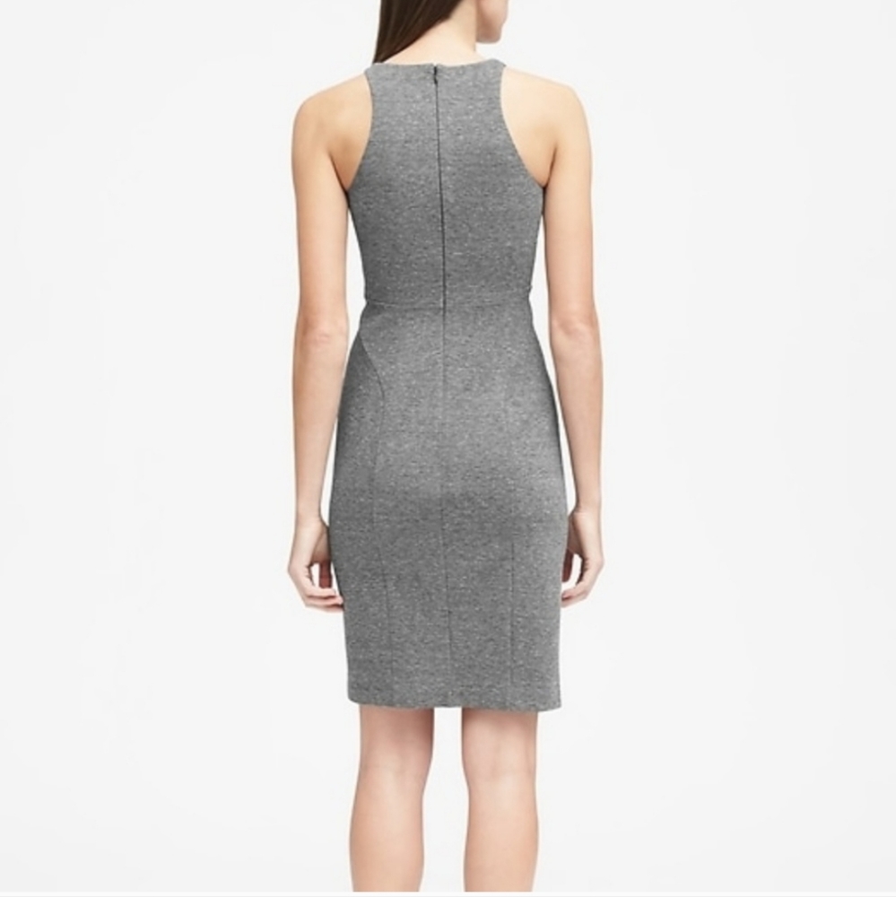 BR Ponte Racerback Bodycon Dress, Size 10 - Picture 2 of 6